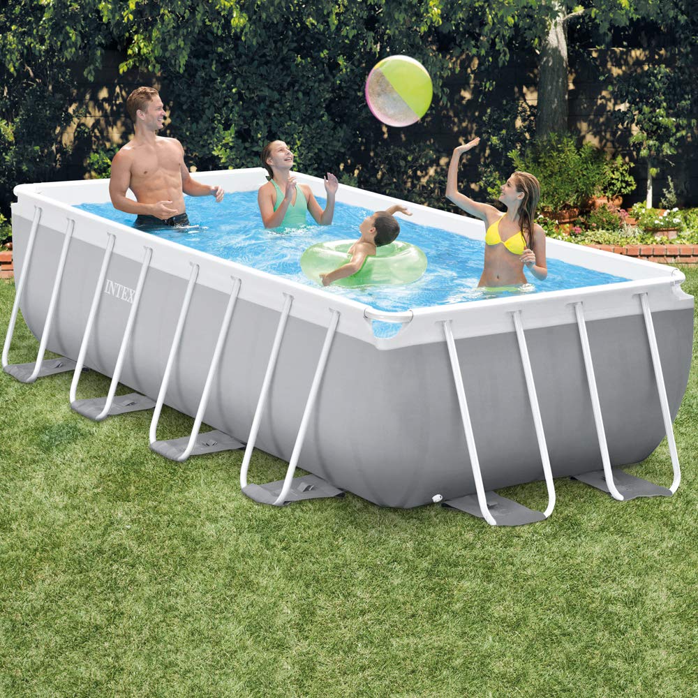 PISCINA PRISMA METAL FRAME 400X200X100 RETTANGOLARE