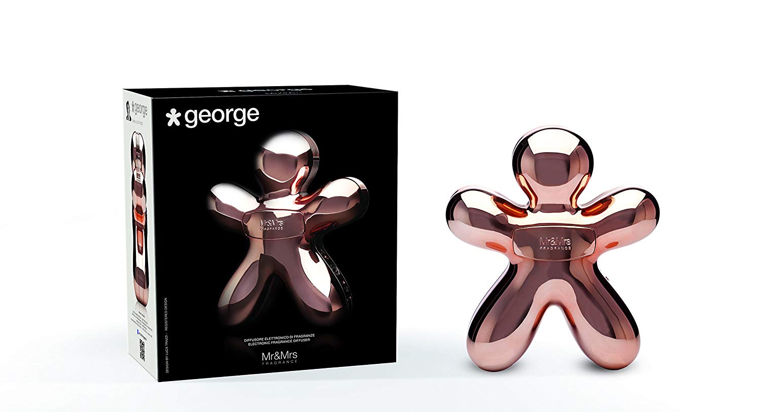 GEORGE DIFFUSORE SPEAKER BLUETOOTH FULL CHROME ROSA