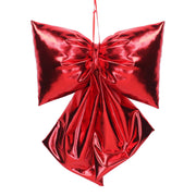 Fiocco tessuto lucido 25x35cm Rosso Peraga Christmas