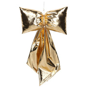 Fiocco tessuto lucido oro cm35x50 Peraga Christmas