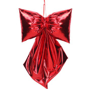 Fiocco tessuto lucido rosso cm35x50 Peraga Christmas