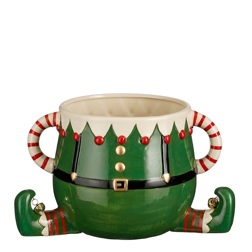 Tazza Elfo 28x19x16,5 cm Verde