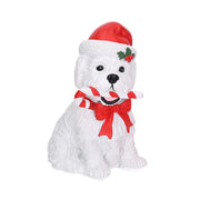 Cane Resina Candy Cane Rosso cm10,8x8,8h15 Peraga Christmas