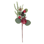 Pick plastica mela 33cm rosso Peraga Christmas