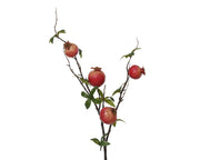Ramo con melograni in foam altezza 68 cm rosa Peraga Christmas