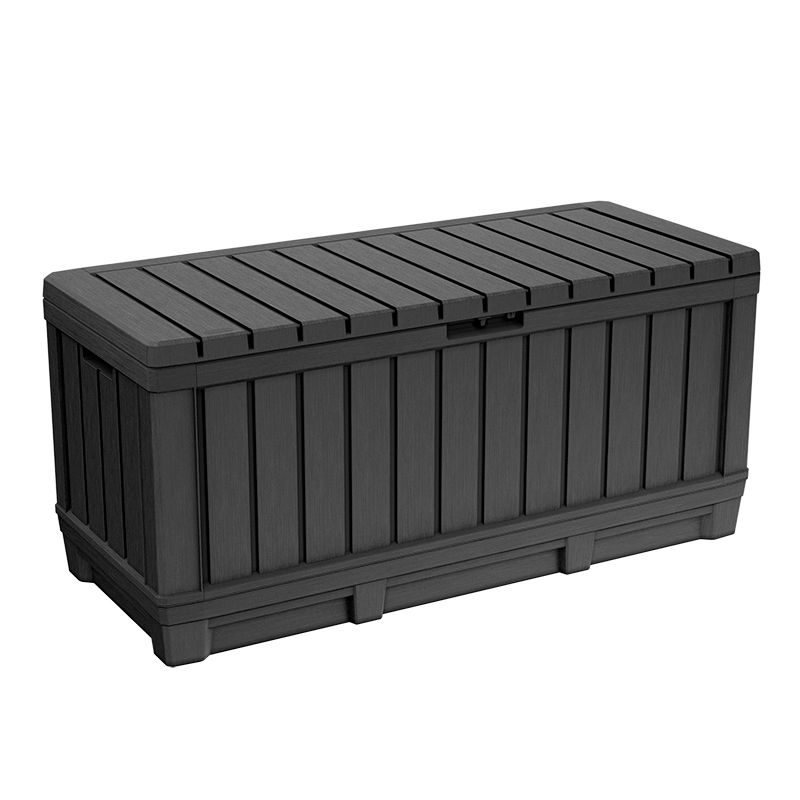 BAULE CONTENITORE DA GIARDINO KENTWOOD 350 L ANTRACITE 128X53,6X59H