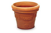 VASO TERRANO FESTONATO 40CM TERRACOTTA