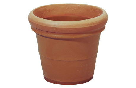 VASO TERRANO LISCIO 50CM TERRACOTTA