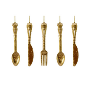 OFFERTA 5 DECORAZIONI PENDENTI POSATE H.14CM ASSORTITE