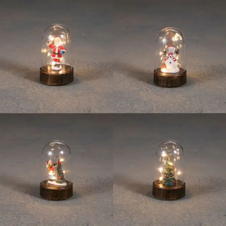 Decorazione natalizia a campana con LED, assortito