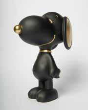 BLOGO Statuetta Snoopy in Piedi Nero 12xH25cm