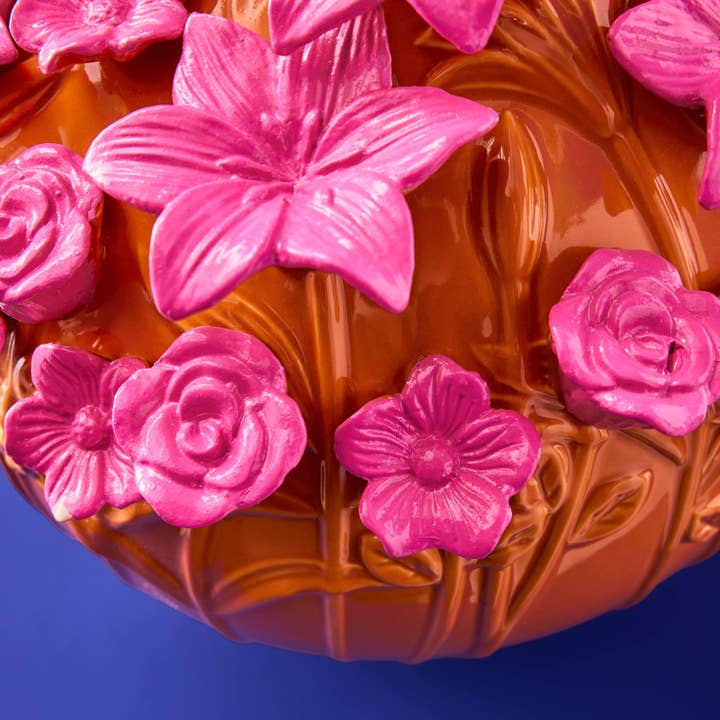 Vaso Verano 34 x 29.5 cm Arancione Rosa Terracotta