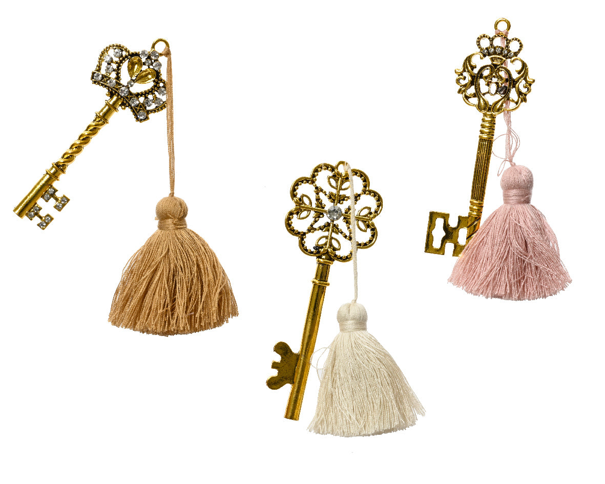 OFFERTA 3 CHIAVI A CIONDOLO CON NAPPINA 3 MODELLI ASSORTITI