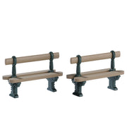 Double Seated Bench, Set Of 2 - LEMAX COD. 74235