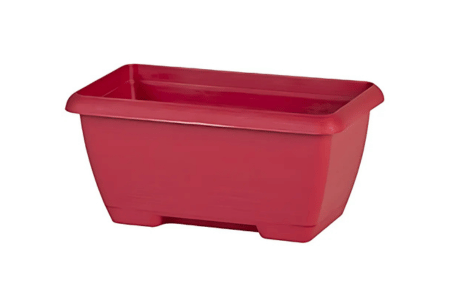 TERRAE CASSETTA MINI CON SOTTOCASSETTA 22 CM ROSSO CILIEGIA