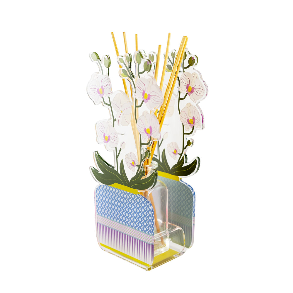 Profumatore Livinia Piccolo Orchidea 11x7.5x24cm Orchidea Multicolore Vesta