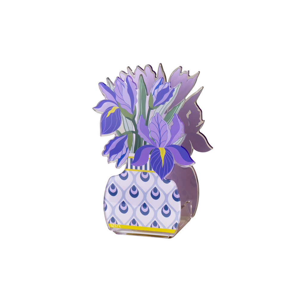 Mini Profumatore Iris 9x5.5x14cm Spessore 3mm Viola Vesta Home