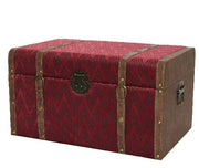 1 BAULE 48X28X25CM ROSSO