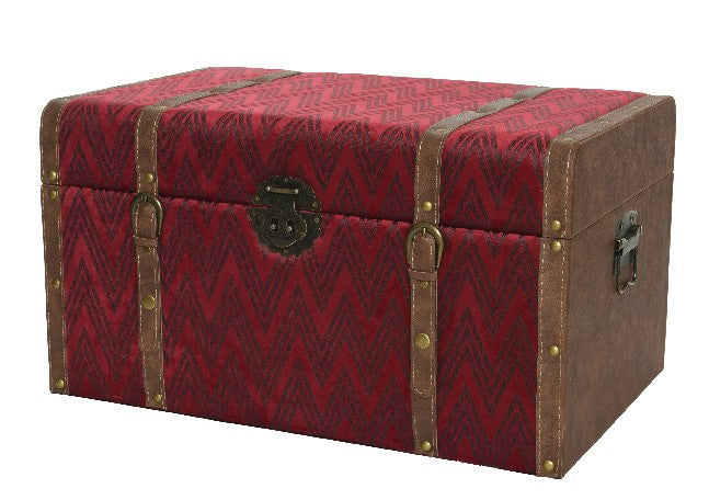 1 BAULE 56X35X30CM ROSSO