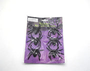 SET 6 RAGNI IN PLASTICA H.6X7CM