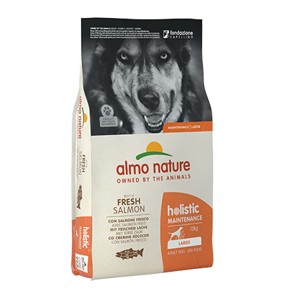 ALMO CROCCHETTE CANE ADULTO HOLISTIC MAINTENANCE DOG LARGE ADULT 12KG SALMONE