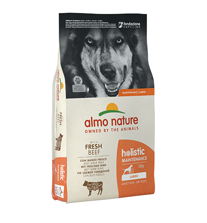 ALMO NATURE CROCCHETTE CANE ADULTO HOLISTIC DOG LARGE ADULT 12KG MANZO FRESCO