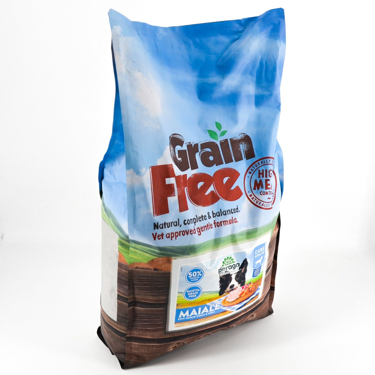 CROCCHETTE PERAGA GRAIN FREE PER CANE ADULTO 12KG MAIALE