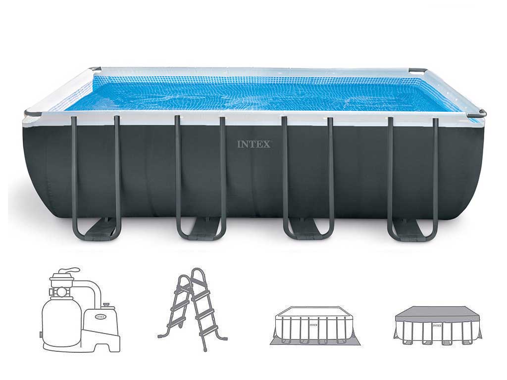 PISCINA ULTRA FRAME 549X274X132 RETTANGOLARE CON POMPA E ACCESSORI