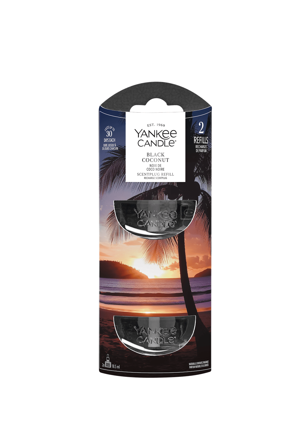Ricarica per Diffusore ScentPlug Black Coconut Nero Yankee Candle