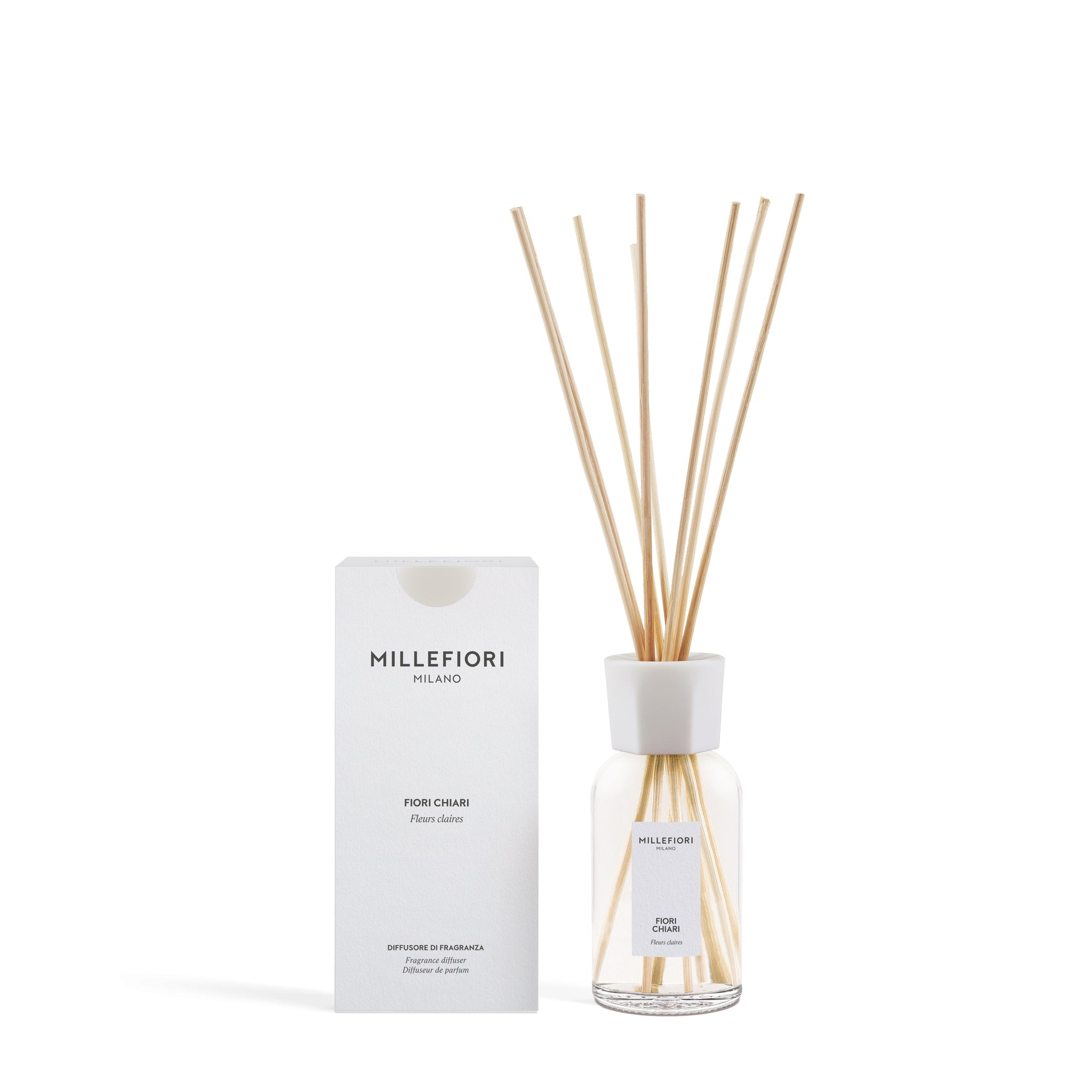 Diffusore a Bastoncini Fiori Chiari 100ml Bianco MILLEFIORI MILANO