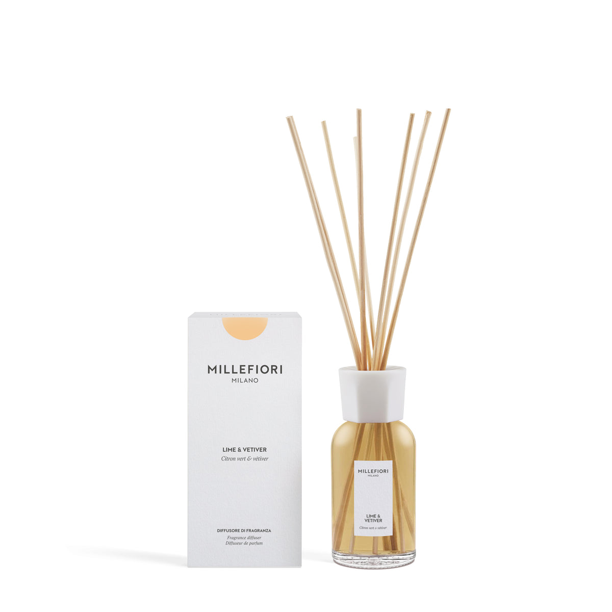 Diffusore a Bastoncini Lime & Vetiver 100 ml MILLEFIORI MILANO