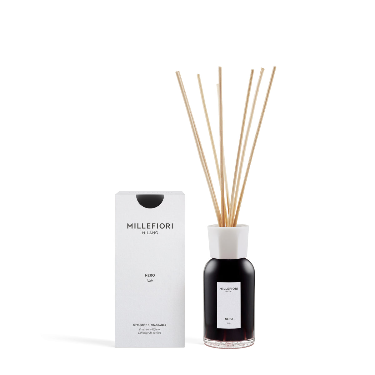 Diffusore a Bastoncini 250ml Nero MILLEFIORI MILANO
