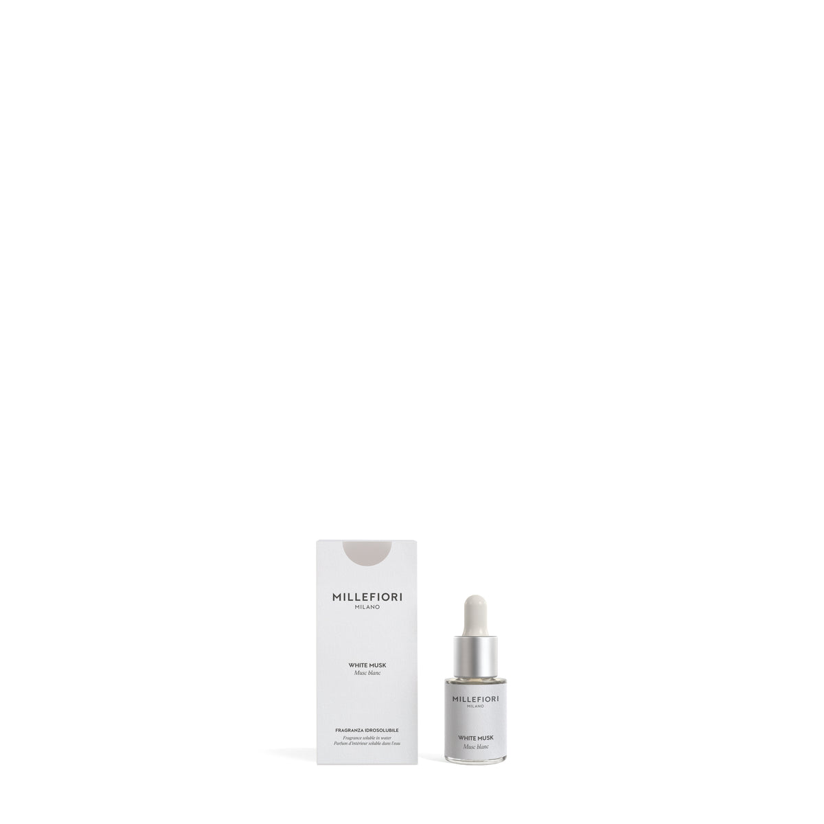Fragranza Idrosolubile White Musk 15 ml Bianco Millefiori Milano