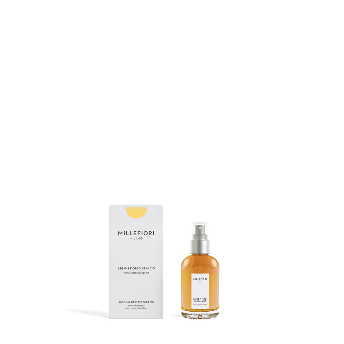 Spray Per Ambiente Legni e Fiori d'Arancio 100 ml  Millefiori Milano