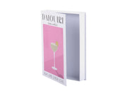 Scatola Portaoggetti a forma di Libro Daiquiri Rosa
