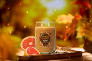 YANKEE CANDLE Giara Grande in vetro Signature Glistening Leaves