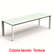 TAVOLO MILO ALLUNGABILE 200/260X100 BIANCO