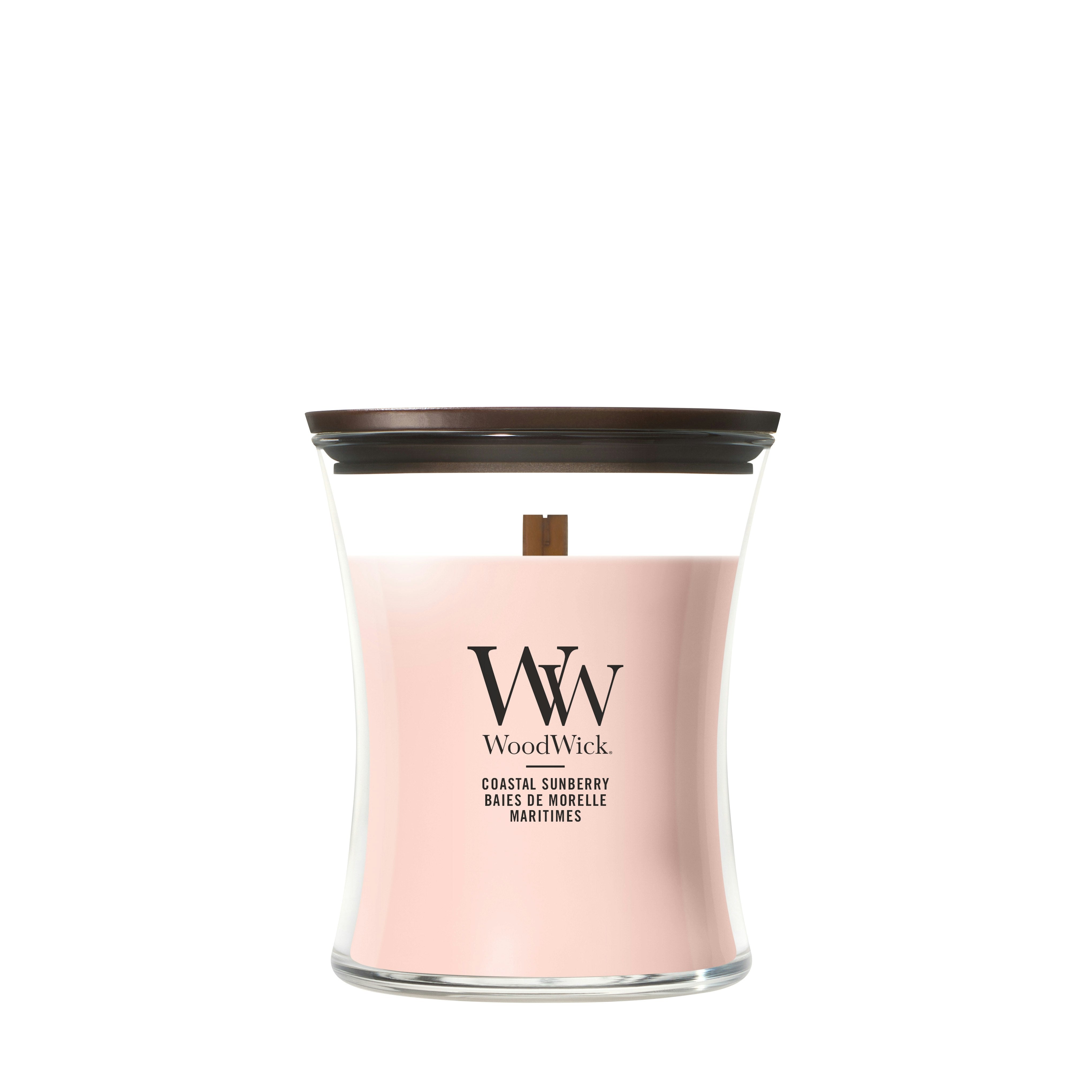 Candela Coastal Sunberry Clessidra Media 275g Rosa WoodWick