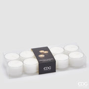Confezione 10 Pezzi Lumino H.2,75 D.4 Bianco
