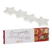 piatto 4 stelle 30x9cm - bianco