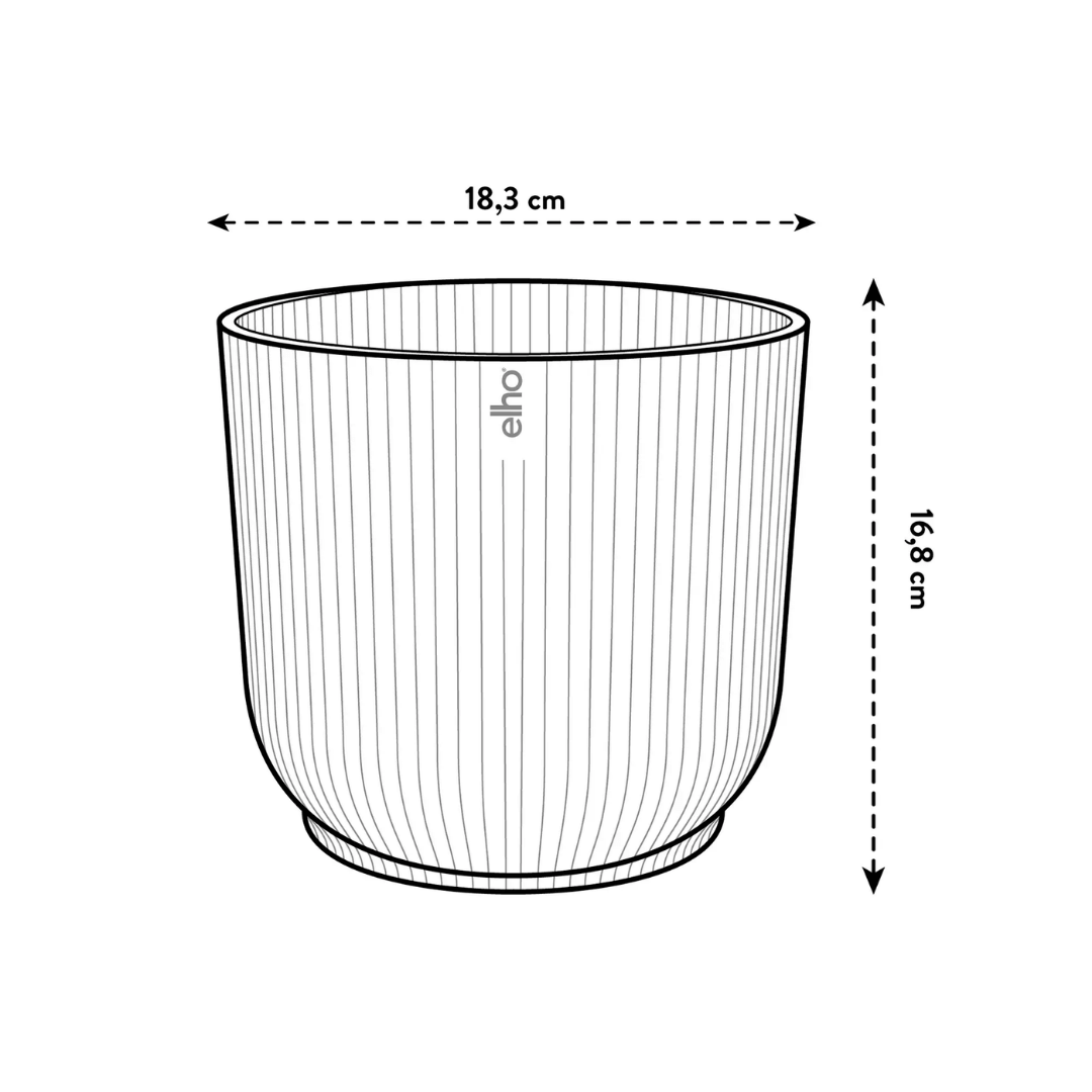 VASO THE WINERY COLLECTION 18CM ROSSO BORDEAUX