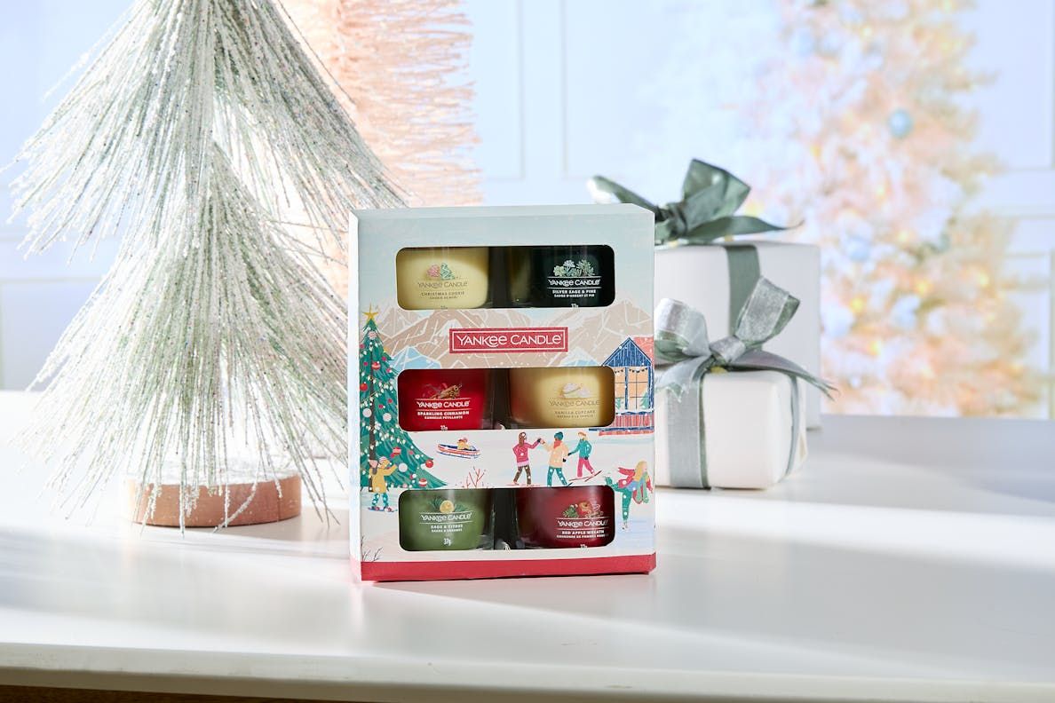 YANKEE CANDLE Confezione regalo 6 candele mini in vetro