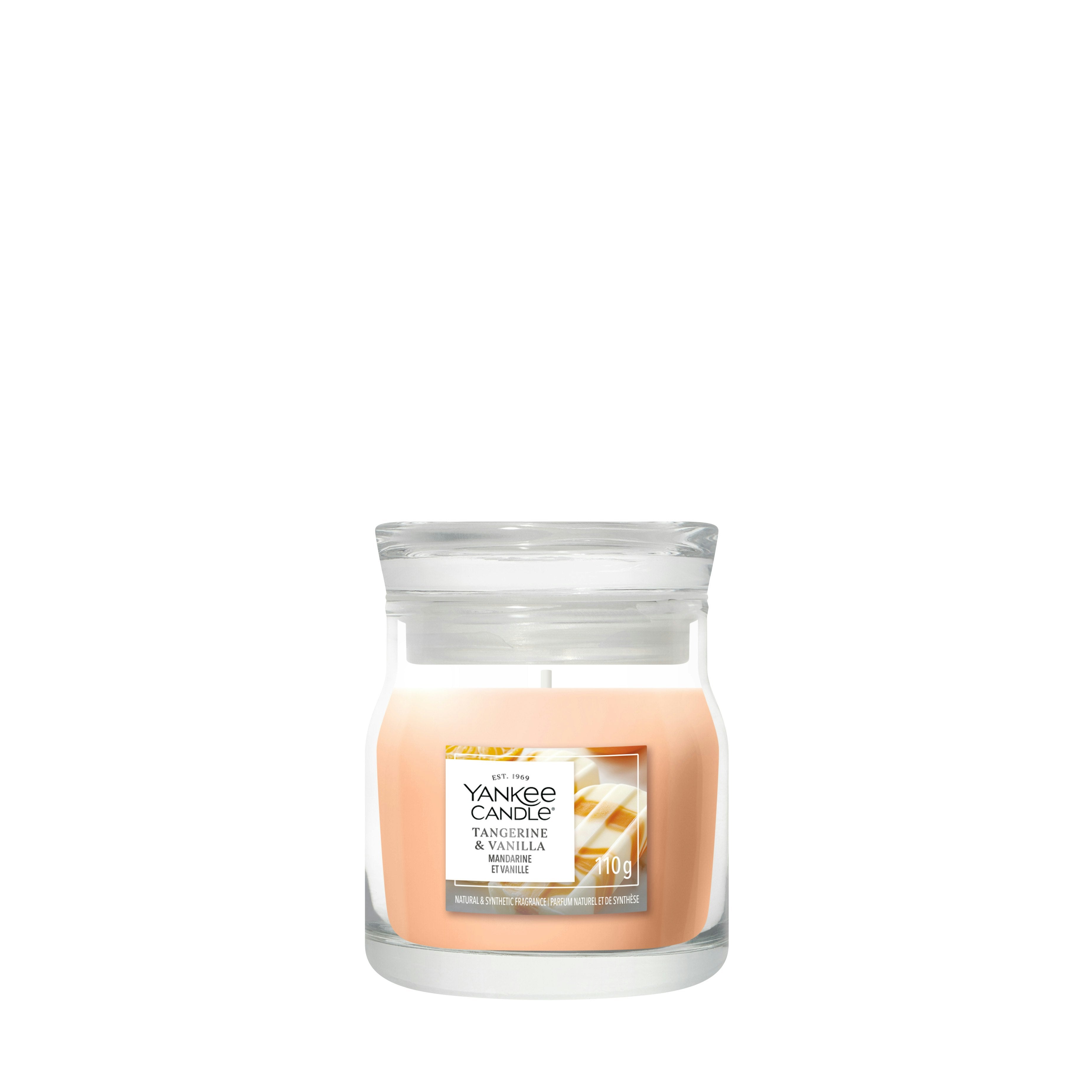 Candela Piccola Signature Tangerine & Vanilla 110g Arancione Yankee Candle