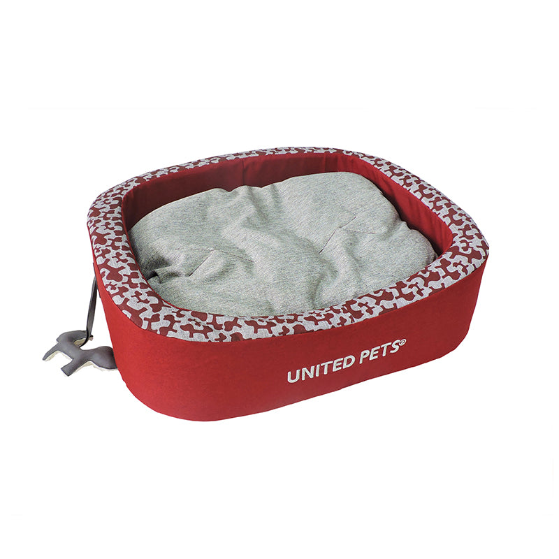 CUCCIA OVALE 48X35X20CM ROSSA