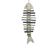 PESCE DECORATIVO APPENDIBILE IN LEGNO 14X4X40CM