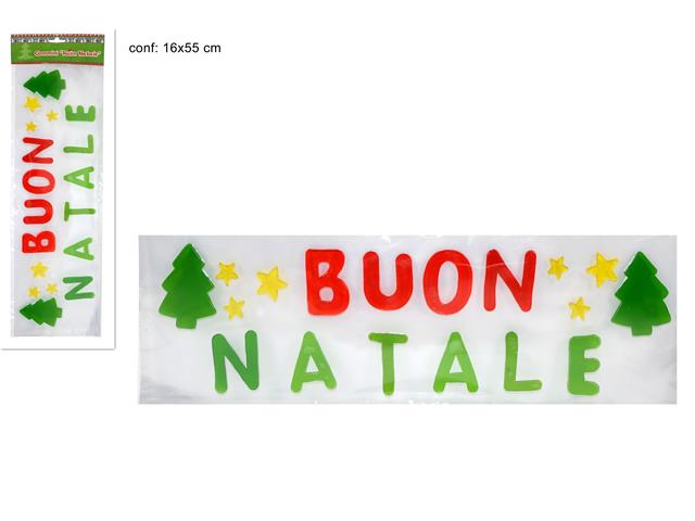 ADDOBBO NATALIZIO APPENDINO BUON NATALE CM.16X55