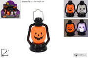 LANTERNA HALLOWEEN ZUCCA/TESCHIO 25X18X25CM