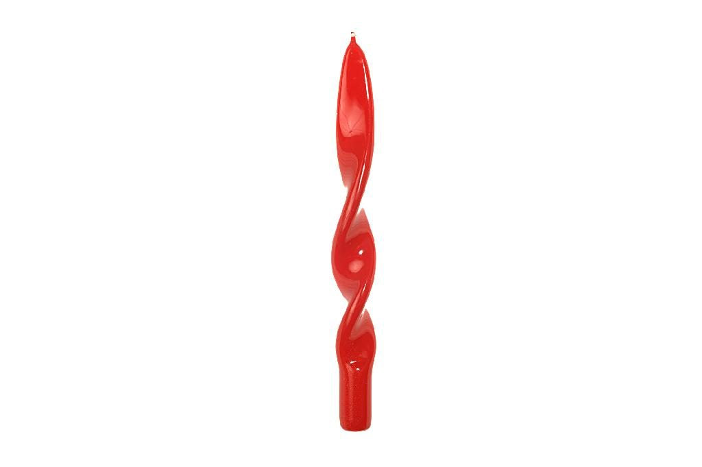 Mercury-Stumpenkerze, H 25 cm, rot