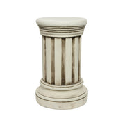 COLONNA PORTA VASO TONDA BIANCA 45,5CM