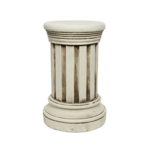 COLONNA PORTA VASO TONDA BIANCA 45,5CM